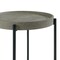 Alaterre Furniture Brookline 20" Round Wood with Concrete-Coating End Table AWBL18CC - alternate 6